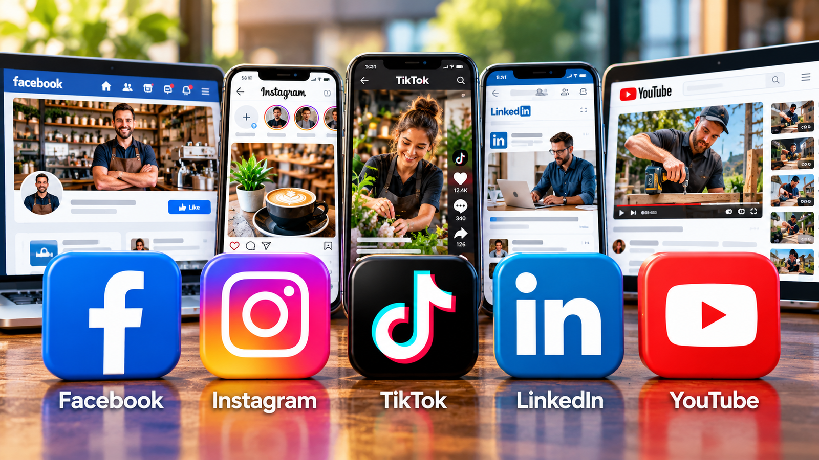 Comparison of social media platforms for small business marketing
